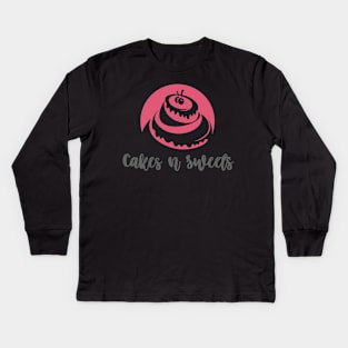 Cakes N Sweets Kids Long Sleeve T-Shirt